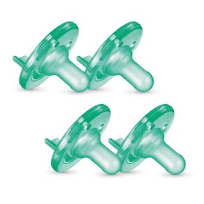 Philips Avent Super Soothie Pacifier, Verde, 3+ Meses, 4 Pacotes, SCF192/45