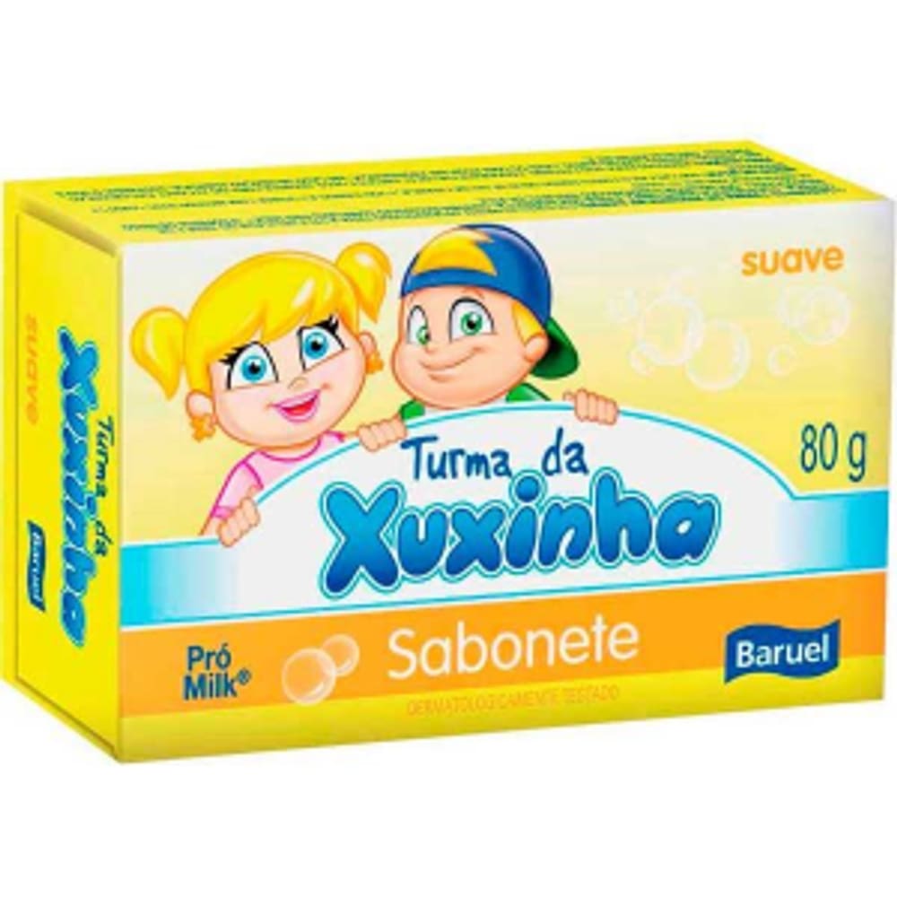 Sabonete Em Barra Baruel Turma Da Xuxinha Tradicional 80g