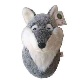 Adore 12 "Lobo O Lobo Stuffed Animal Plush Walltoy Wall Mount