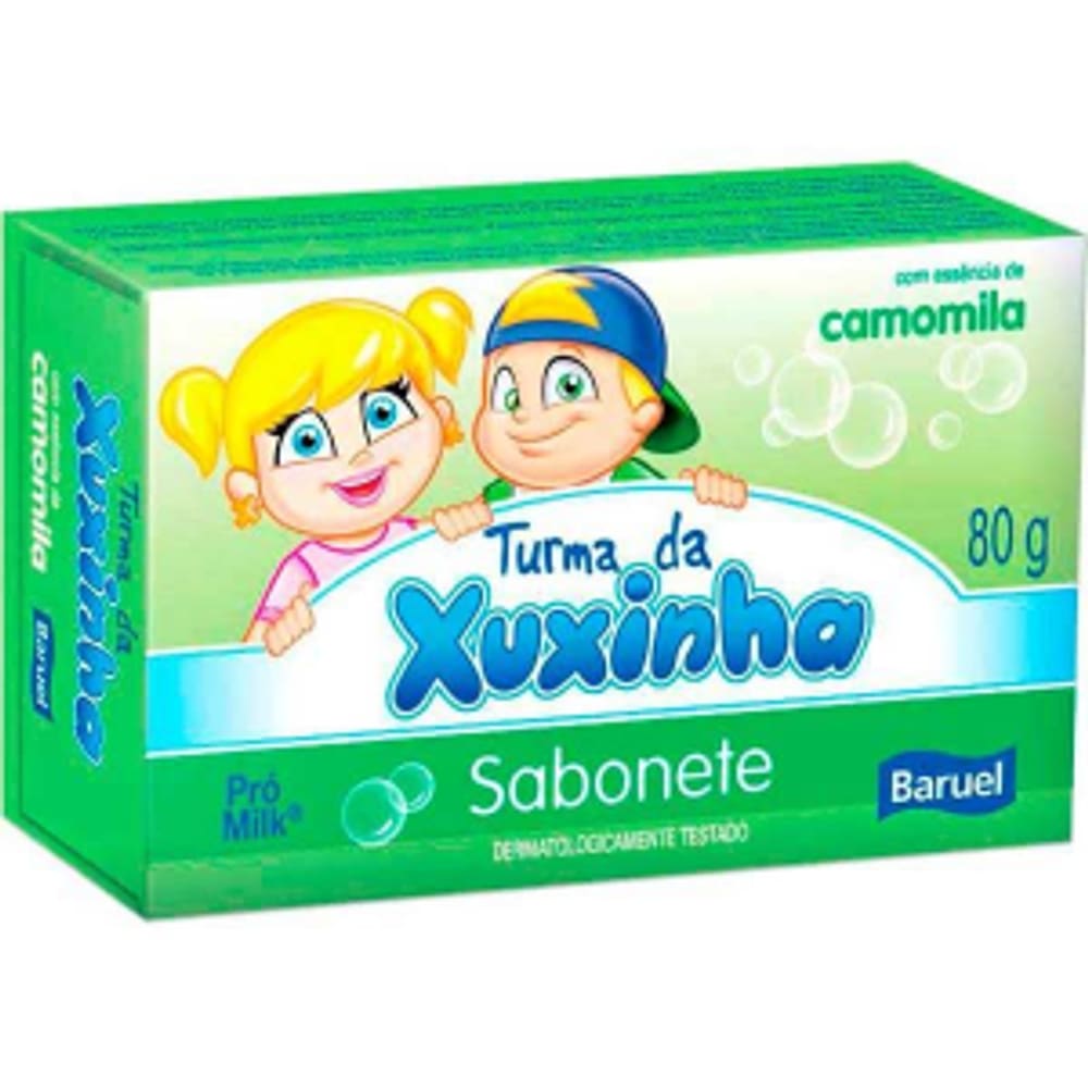 Sabonete Em Barra Baruel Turma Da Xuxinha Camomila 80g