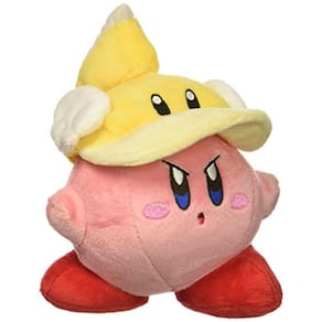 Little Buddy 1678 Kirby Adventure All Star - Cortador Kirby 2 Plush, 6", Multi-Colorido