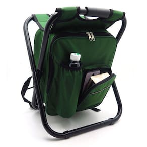 Cadeira Mochila Banqueta Banco Bolsa 2 Em 1 Semi Termica Pesca Camping Praia Pescaria