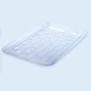 Bandeja Decorativa Retangular Multiuso Ibiza 39Cm Cristal