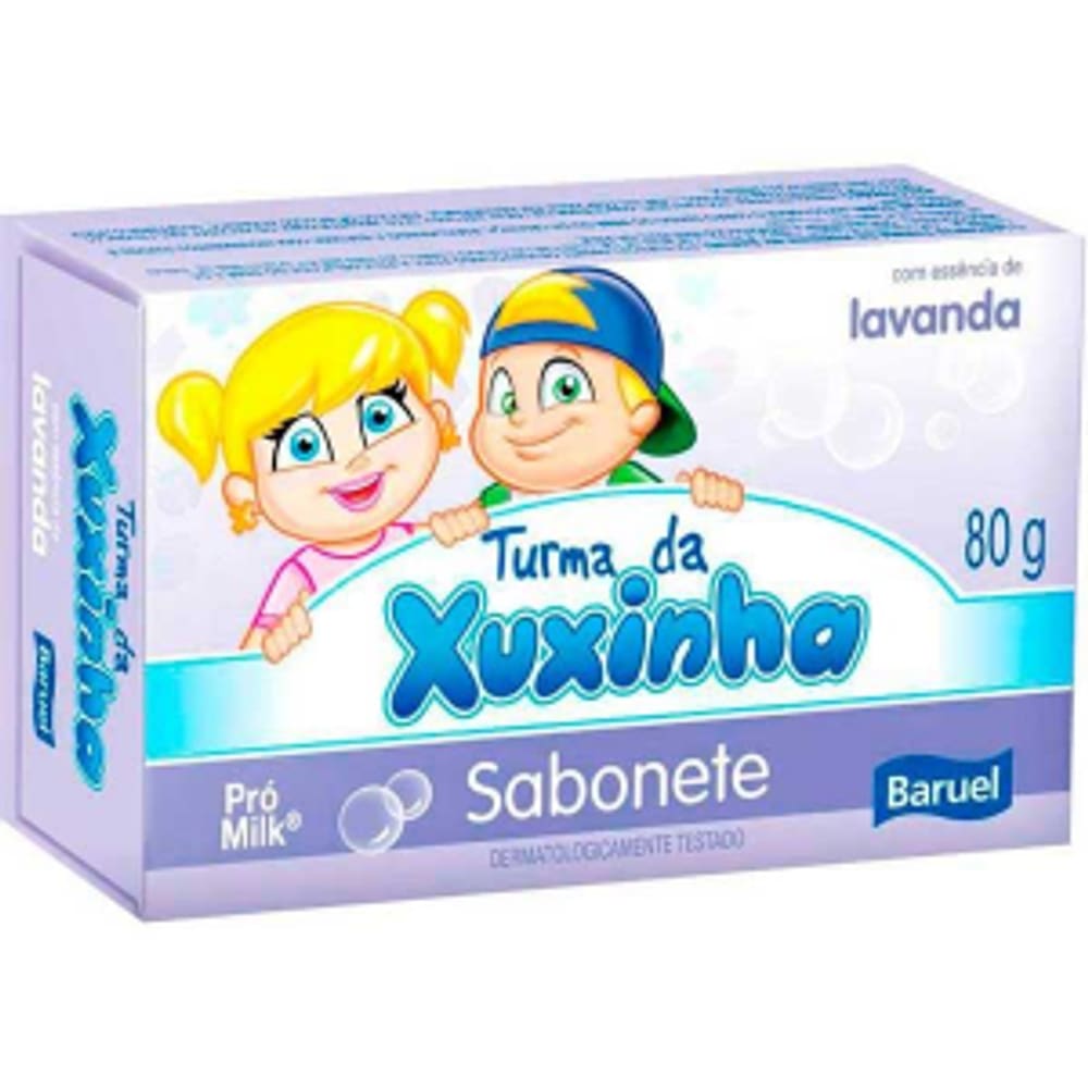 Sabonete Em Barra Baruel Turma Da Xuxinha Lavanda 80g