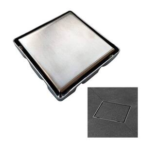 Ralo Oculto 15x15 Invisivel Anti Odor Lavabo Banheiro Cozinha Casa Seguro Resistente Linear