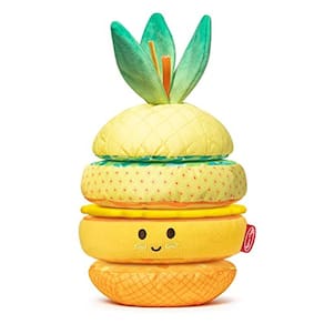 Melissa & Doug Multi-Sensory Abacaxi Soft Stacker Brinquedo Infantil