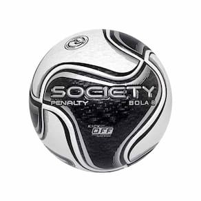 Bola Society 8 X 521289-1110 - Branco/Preto U