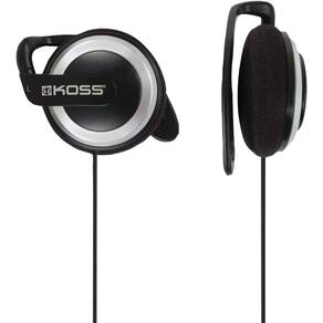 Koss KSC21 SportClip Clip-On Fones de ouvido,Preto