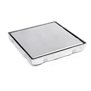 Ralo Oculto 15x15 Inox Invisivel Banheiro Lavabo Anti Odor Cozinha Lavanderia Varanda Discreto Seguro
