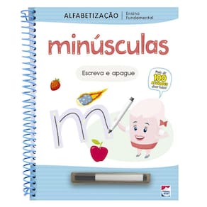 Ensino Fundamental Alfabetização Escreva e Apague: Minúsculas