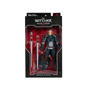 Brinquedos McFarlane The Witcher Geralt of Rivia (Viper Armor: Teal) 7" Action Figure with Accessories