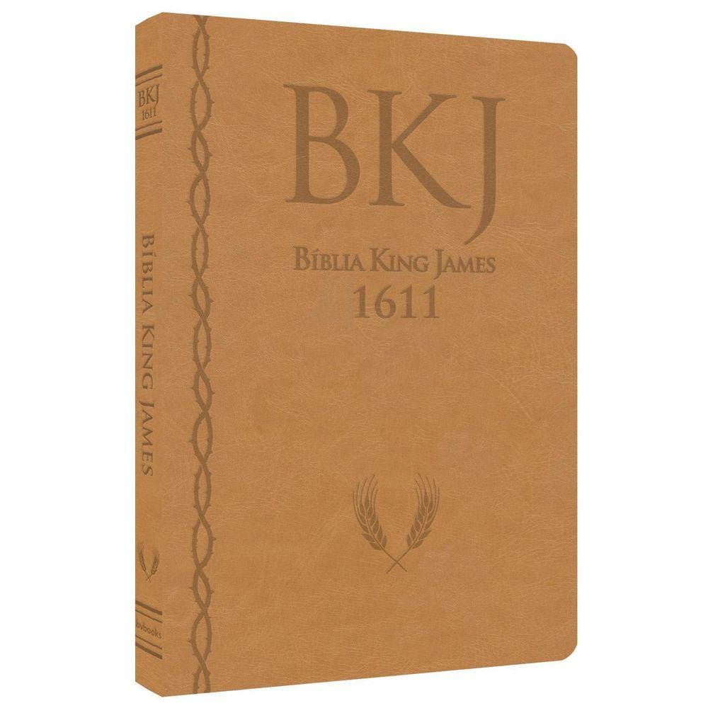 Bíblia King James 1611 Ultrafina Ampliada  Mostarda