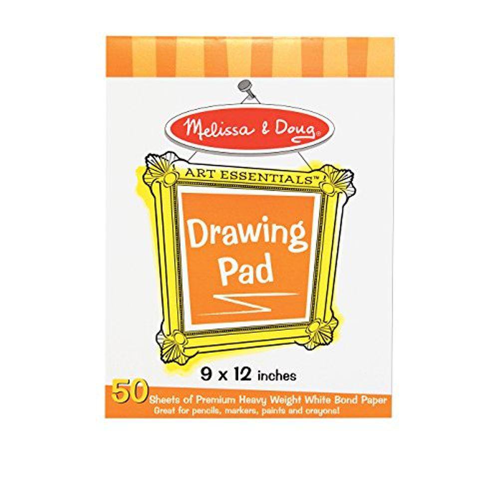 Bloco de Desenho Melissa & Doug (9x12) com 50 Folhas Brancas