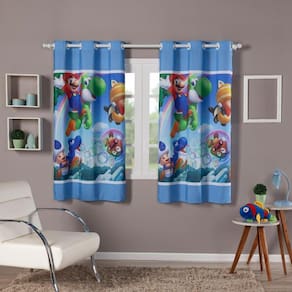Cortina Infantil 2,00X1,50 Decoração De Quarto, Casa,Cozinha
