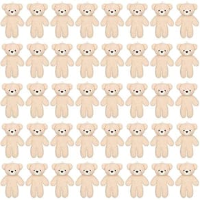 40 pcs mini urso brinquedo 4,7 polegadas pelúcia urso macio