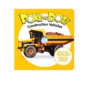 Melissa & Doug 41533 Veículos de construção Poke-a-dot | Livros de atividades | 3+ | Presente para menino ou menina