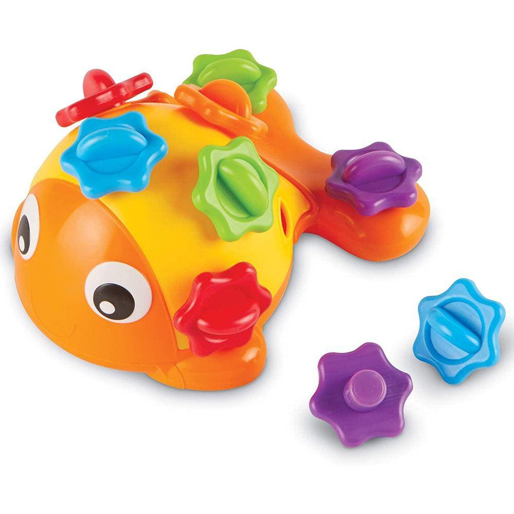 Recursos de aprendizagem Finn o Peixe Fino Motor, Sensorial, Brinquedo Motor Fino, Idades 18 meses+