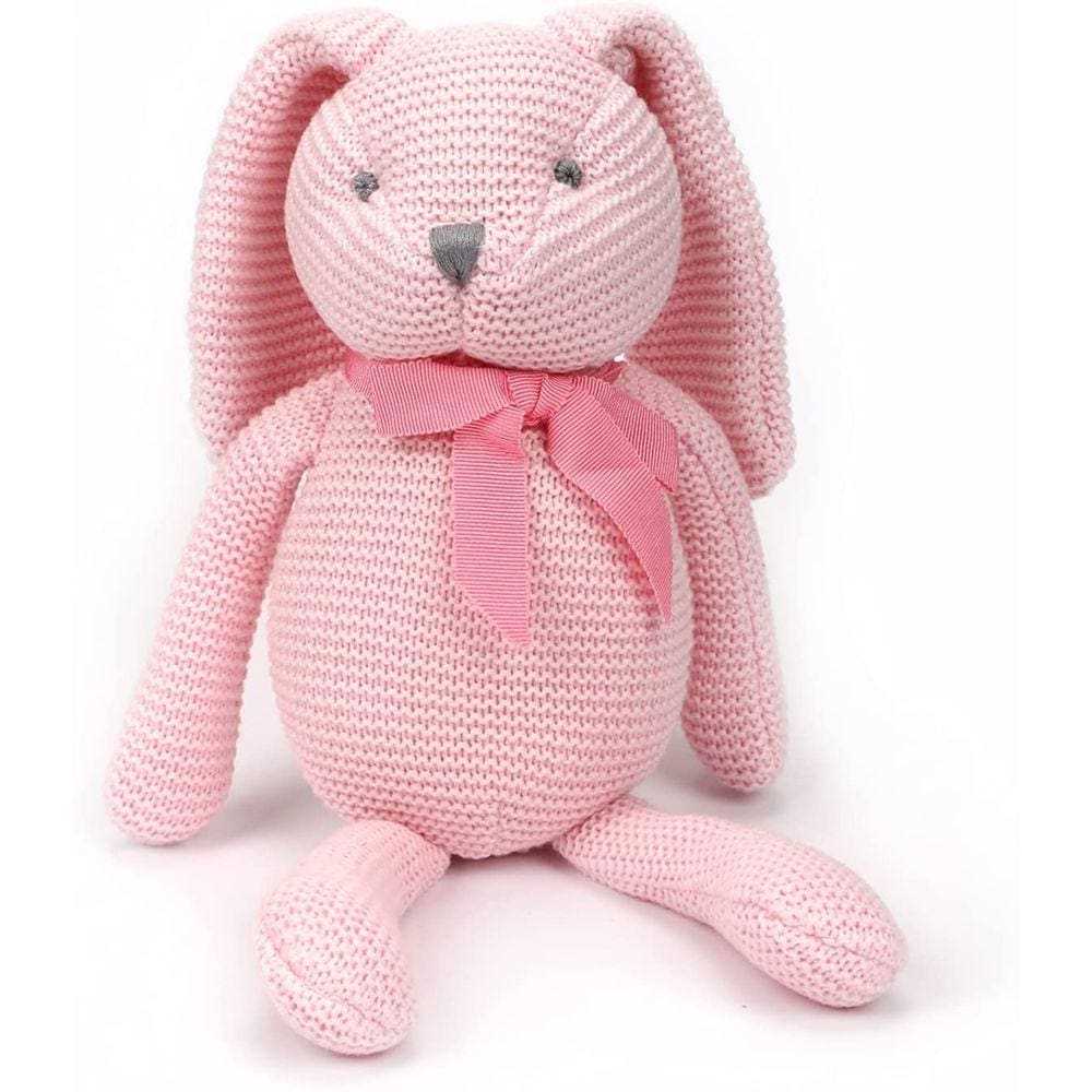 Fluffyfun Pelúcia Bebê Coelho Coelho Recheado Brinquedo Animal 12" (Rosa)