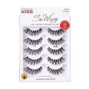 Produtos KISS So Wispy Cílios, 5 Pares (Pacote Pode Variar)
