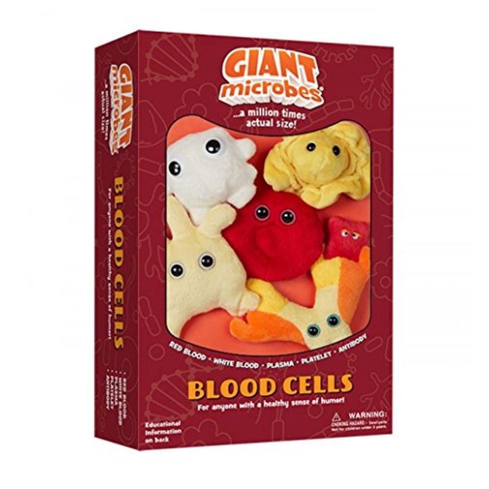 Caixas de presente temáticas GIANTmicróbios - Cés Sanguíneas