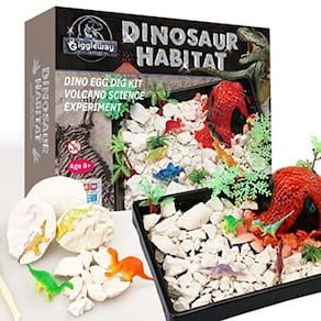 Giggleway Crie um habitat de dinossauro com o kit Dino Egg D
