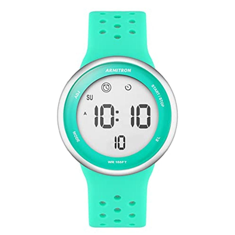 Armitron Sport Unisex Cronógrafo Digital Relógio de Alça de Silicone, 40/8423