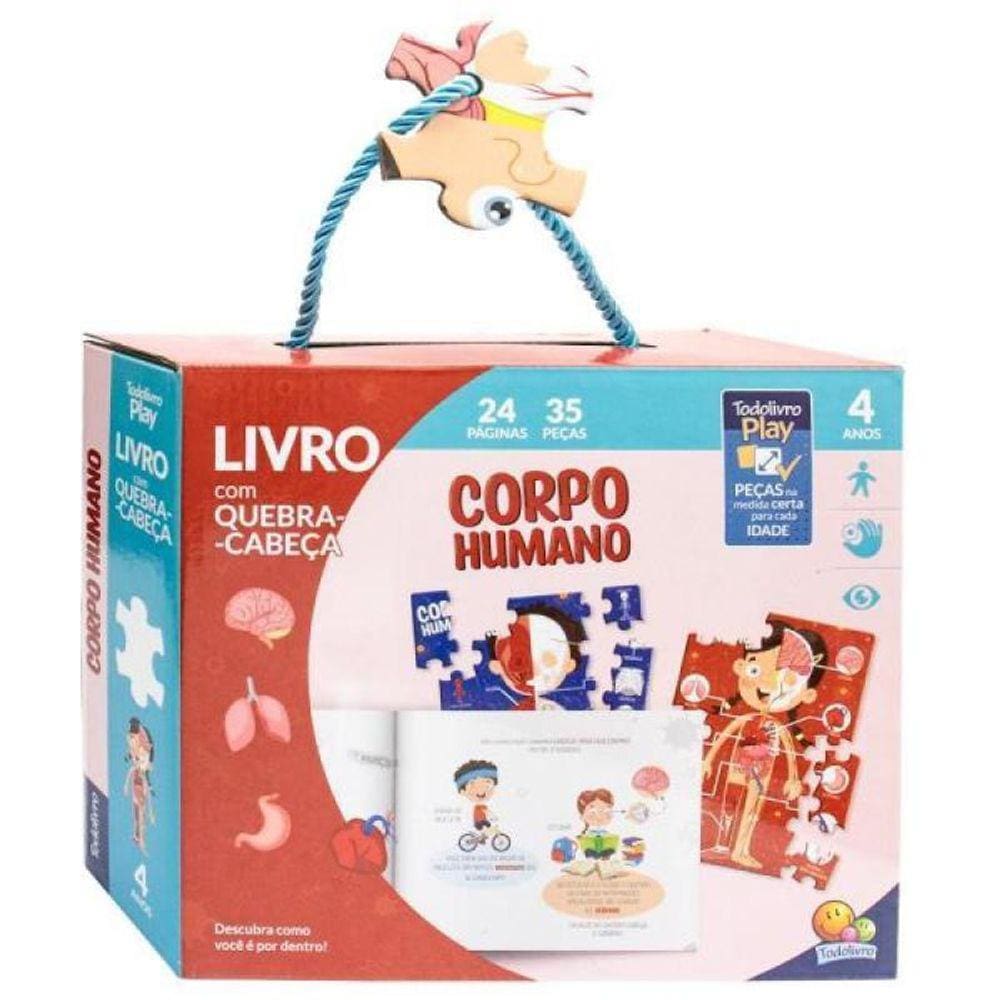 Todolivro Play - Livro Com Quebra-Cabeça - Corpo Humano