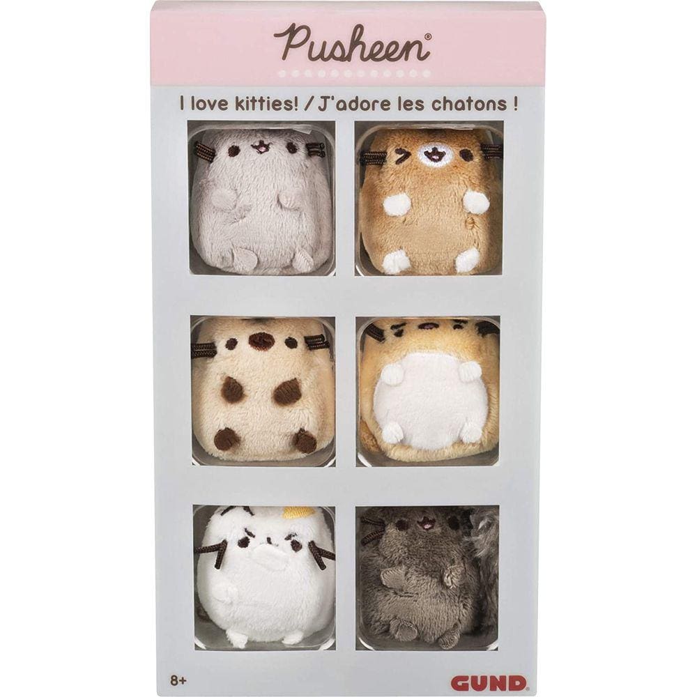 Conjunto de Pelúcias de Gatinhos Pusheen - Adoráveis Amigos para sua Coleção