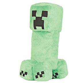 JINX Minecraft Terra Aventura Creeper Pelúcia Brinquedo de Pelúcia, Verde, 10.5 "de altura