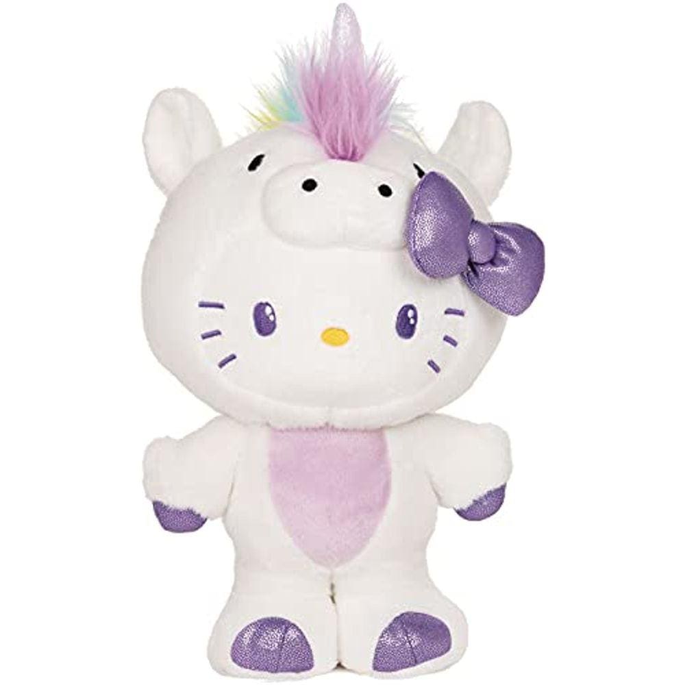 GUND Sanrio Olá Kitty Unicórnio Pelúcia Pelúcia Animal Cat, 9,5 &quot;
