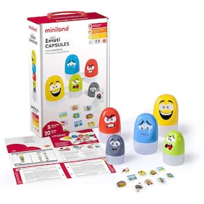 Miniland Educational - Emoti Capsules Playset for Kids