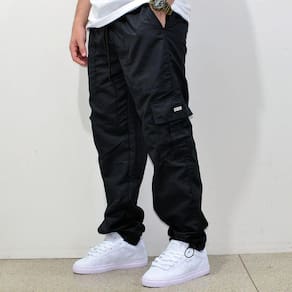 Calça Brack Rip Stop Cargo Ajustável Preto Plus Size Unissex