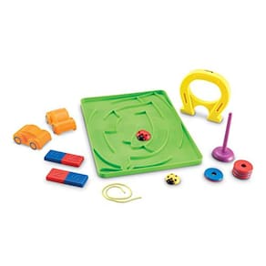 Recursos de aprendizagem STEM Magnets Activity Set, Aulas de Ciência, 24 Peças, Idade 5+