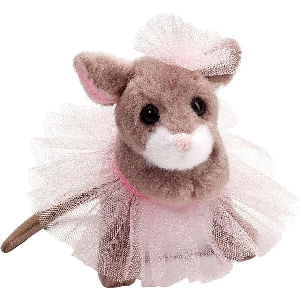 Douglas Tippy Toe Ballerina Mouse Pelúcia Animal Recheado