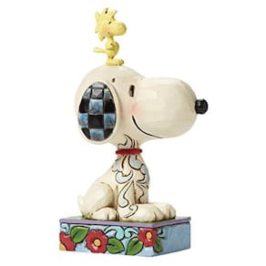 Jim Shore Snoopy e Woodstock "Meu Melhor Amigo"