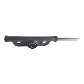 Fechadura trava lateral porta bascu enrolar tetra cinza AGL