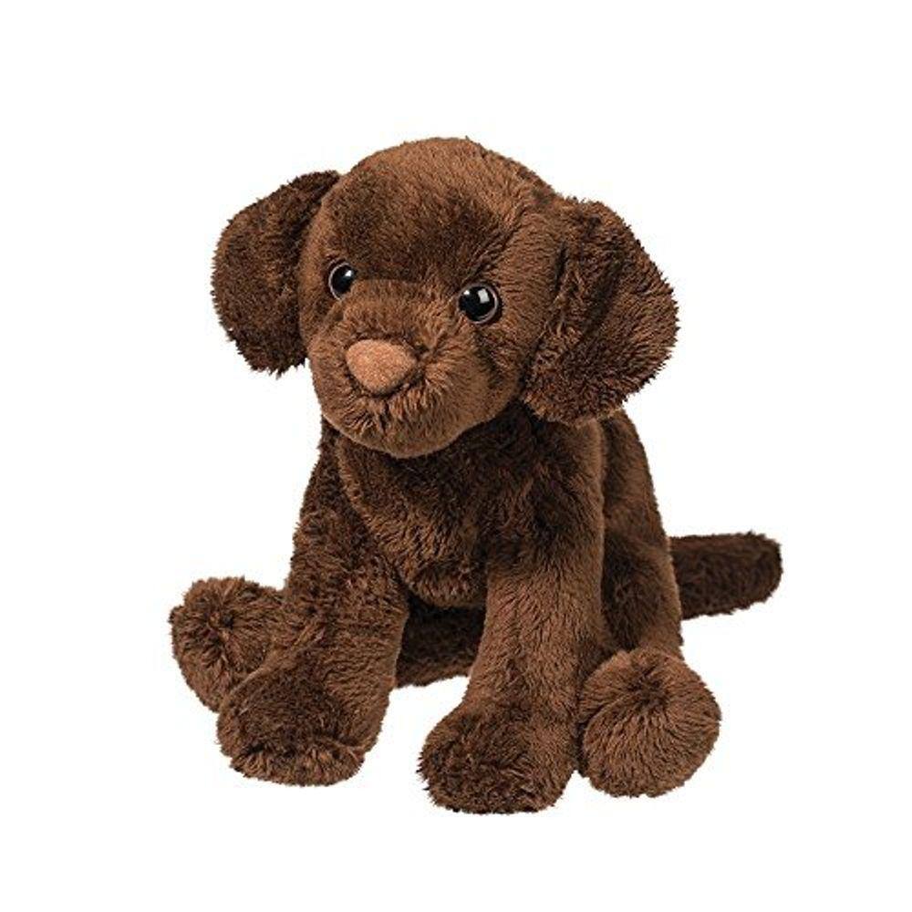 Douglas Finn Chocolate Lab Dog Pelúcia Animal de Pelúcia