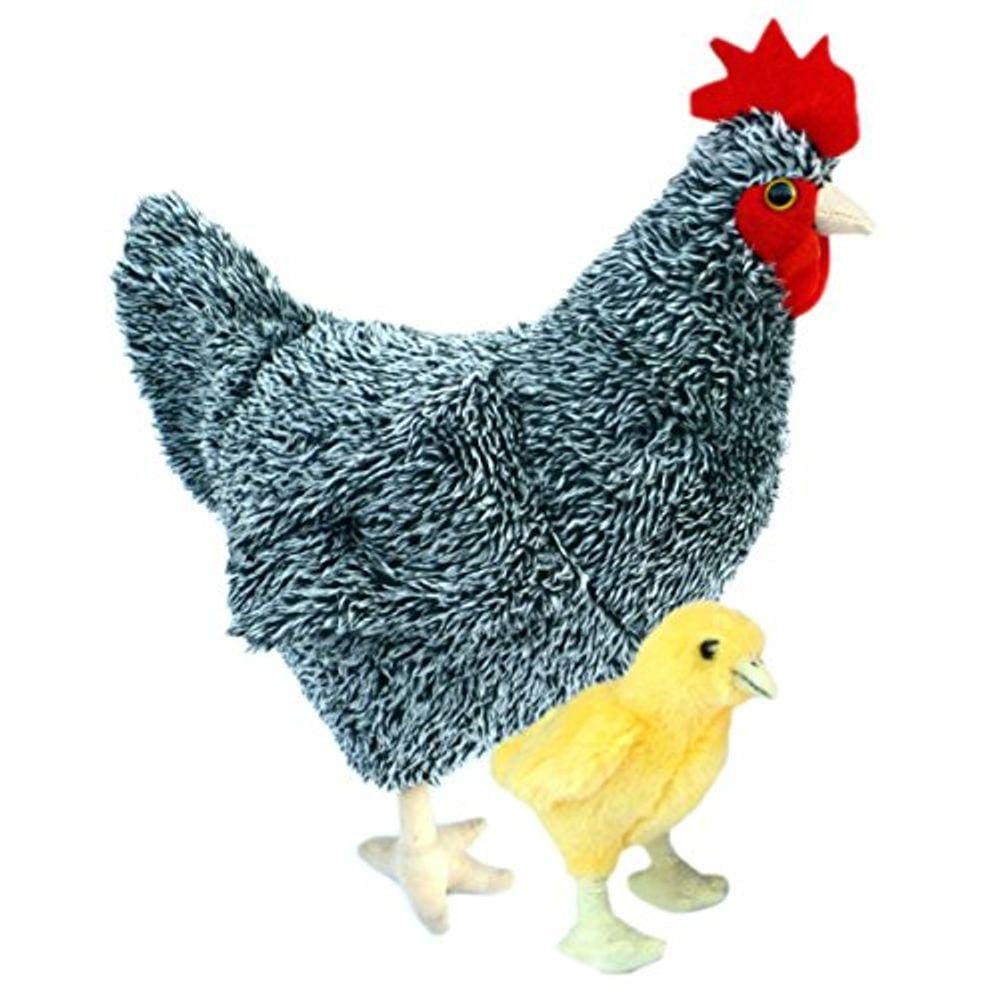 Adore 12” Standing Wynonna The Hen Chicken with Baby Chick Pelúcia Brinquedo animal recheado