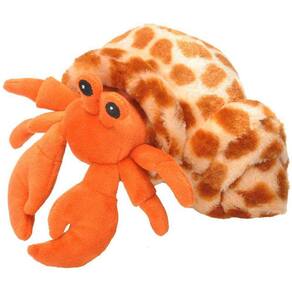 Wild Republic Hermit Crab Plush, Stuffed Animal, Pelúcia Brinquedo, Presentes para Crianças, Abraço`Ems 7 polegadas