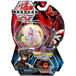 Bakugan, Diamond Cyndeous, 2-inch High Collectible Transforming Creature, para idades a partir de 6 anos