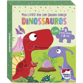 Meu Livro-Box com Quebra-Cabeça: Dinossauros