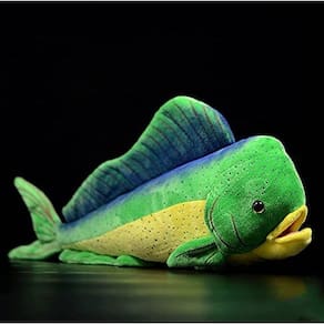 Simulação Deep Sea Ghost Saury Golfinho Gigante Peixe Stuffed Animals Toy Plush 18 "Long