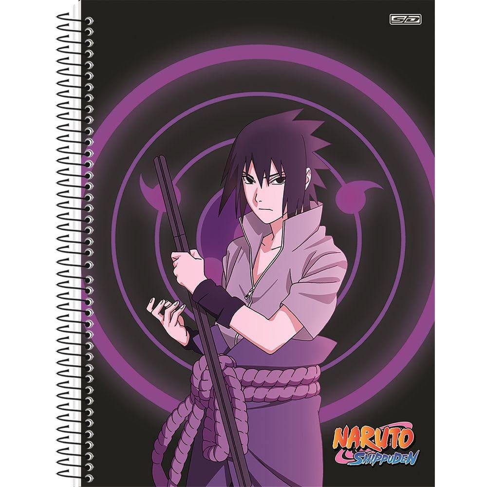 Kit 4 Cadernos Boruto Espiral Universitário 1 Matéria Naruto em