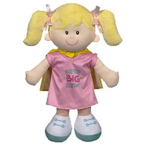 Bebê Ganz Super Big Sister boneca de pelúcia
