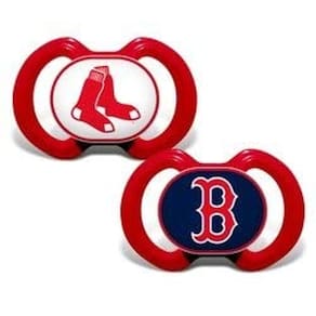 Baby Fanatic Brs2000: Boston Red Sox Chupeta 2-Pack