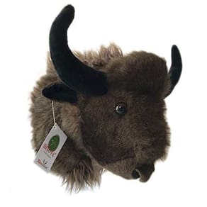 Adore 12 "Bill O Búfalo Stuffed Animal Plush Walltoy Wall Mount