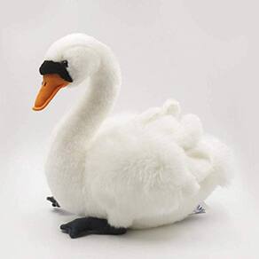 Brinquedo de pelúcia do cisne (cisne branco)