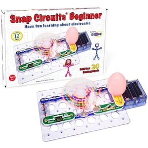 Snap Circuits Iniciante, Kit de Exploração Eletrônica, Kit de Haste para idades 5-9 (SCB-20)