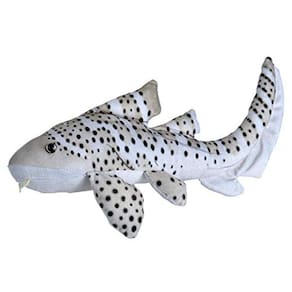 Wild Republic Zebra Shark Plush, Animal de pelúcia, brinquedo de pelúcia, presentes para crianças, Oceano , 12 "