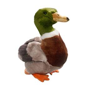 Pato Mallard 8,5 polegadas, 22cm, Brinquedo de Pelúcia, Brinquedo Macio, Animal Recheado 3336